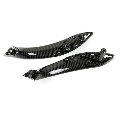 Carbon Style Door Handle Knob Kits Fit For BMW F30 F32 F34 Series 3 4 2013-2018