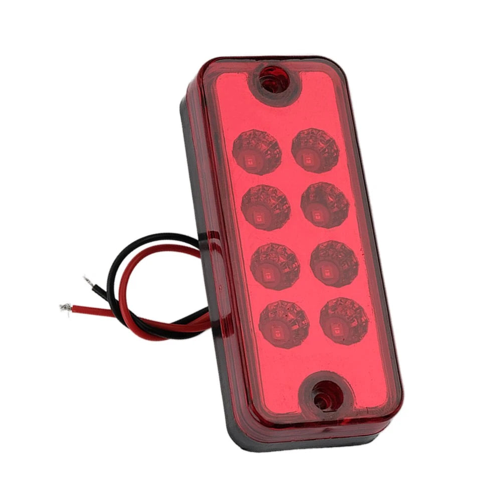 Red LED Side Marker Clearance Lights for Truck Trailer RV Van Camper