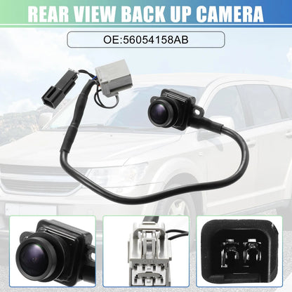 Dodge Journey Rear View Backup Camera for 2011-2020 (2 x 56054158AB, 56054158AC)