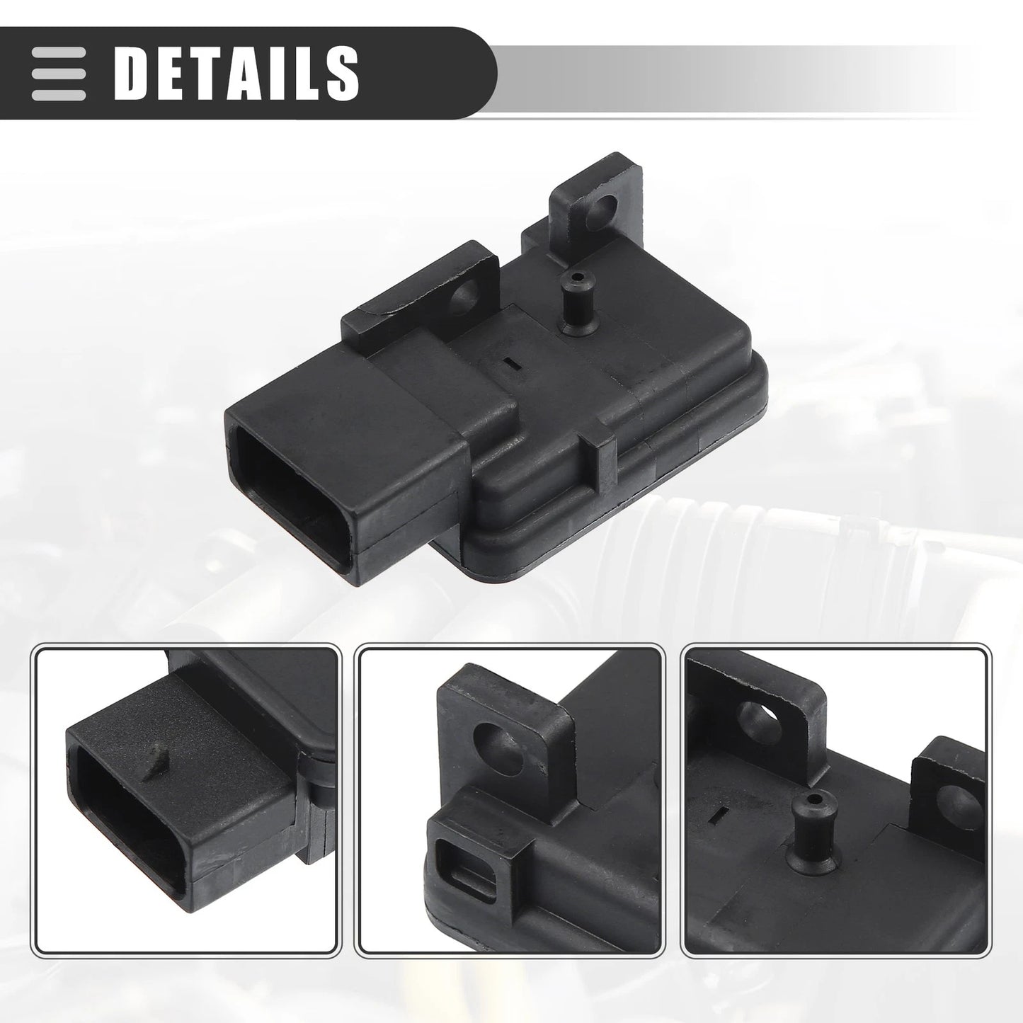 MAP Manifold Air Pressure Sensor for Dodge B150 (1992-1994) Black
