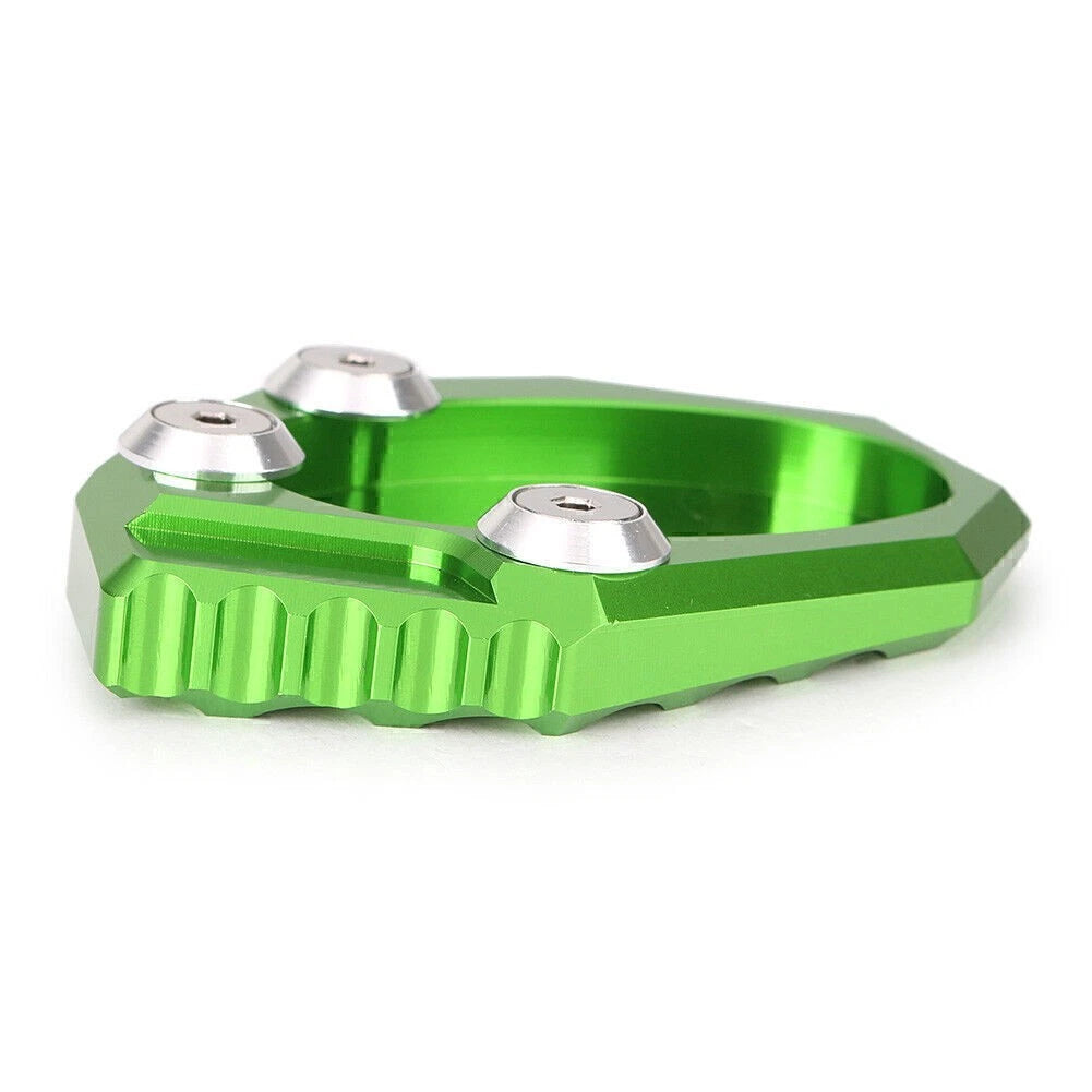 Green Side Stand Kickstand Pad for Kawasaki VERSYS 650 KLX250 (2010-2014)