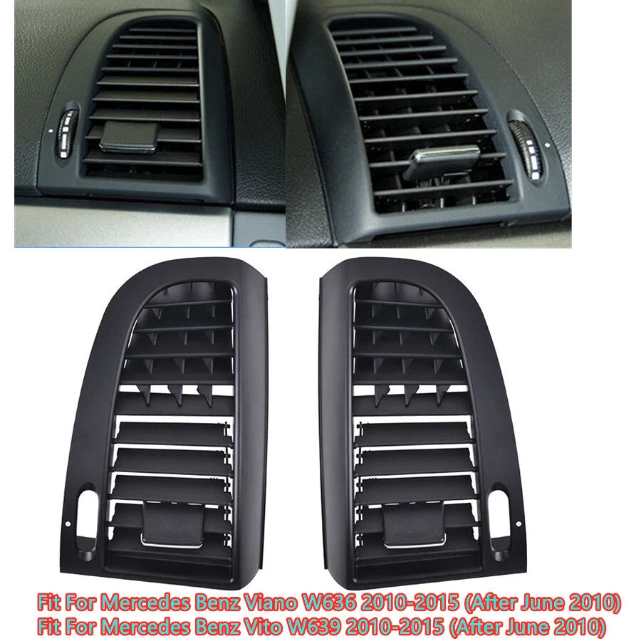 2 x Left Right Air Conditioning Vent Grille for Mercedes-Benz Vito Viano (2003–2014)