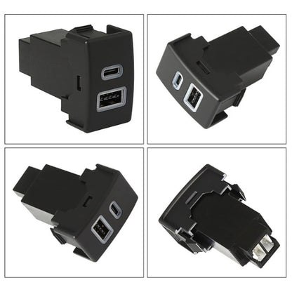 Dual USB QC3.0 Charger Switch Button for Mazda RX-8/6/3/CX-7