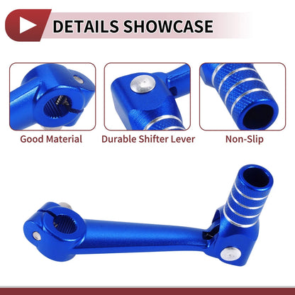 Folding Gear Shifter Lever for Bosuer M5 Blue Head