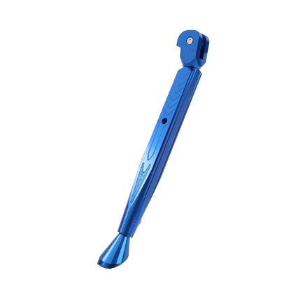 Aluminum Adjustable Kickstand Foot for Motorcycle Universal Side Stand Blue