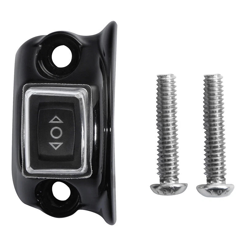 Black Clutch Bracket Control Switch Button for Harley Touring Street Glide