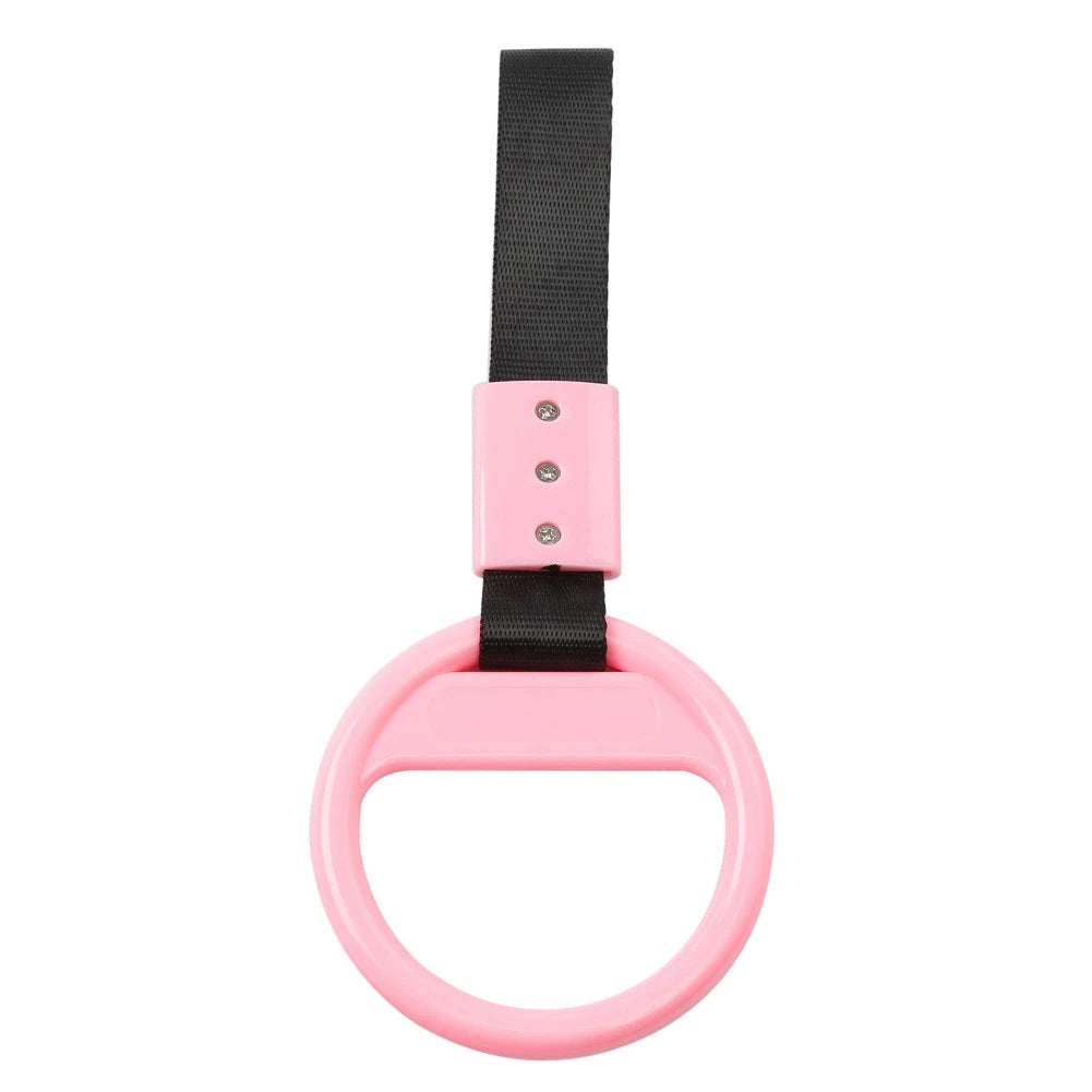 JDM Pink Drift Charm Handle Strap for Subway Train Bus Car