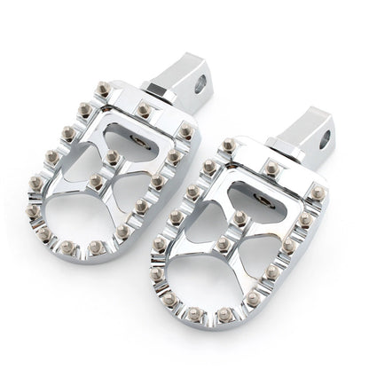Wide Chrome Motorcycle Driver Footpegs for BMW R18 (2020 - Present)