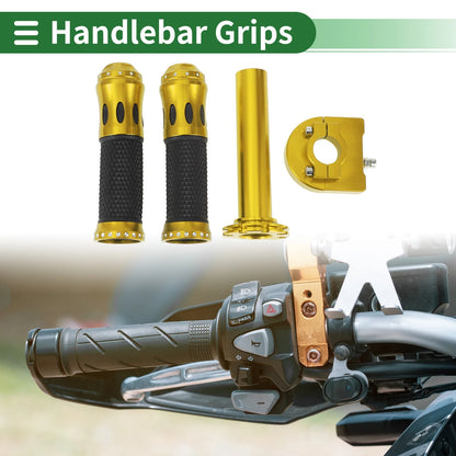 Grips 7/8" 22mm Hand Grips Cover Kit for Motorcycle