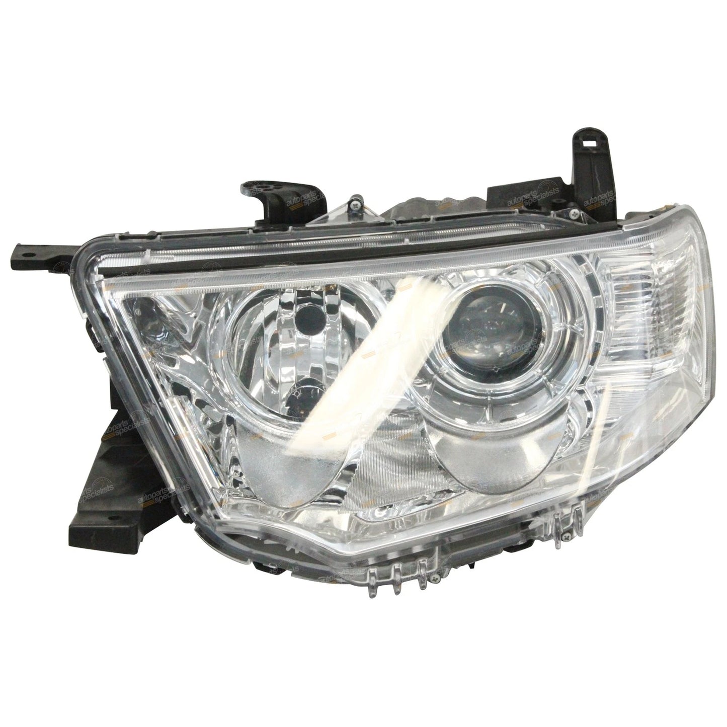 LH+RH Clear Projector Headlights for Mitsubishi Challenger PB (2009-2013)