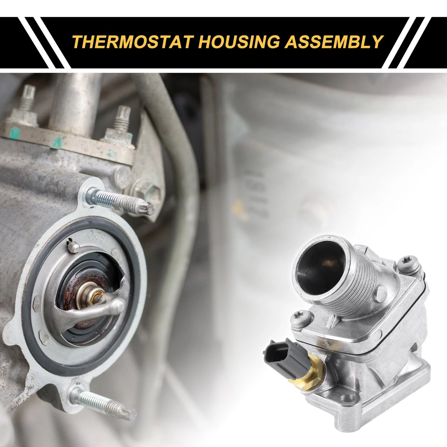 Engine Coolant Thermostat Housing for Volvo S60, V70 (2001-2009)