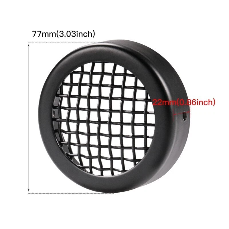 60mm Black Metal Turn Signal Lights Covers for Harley Sportster