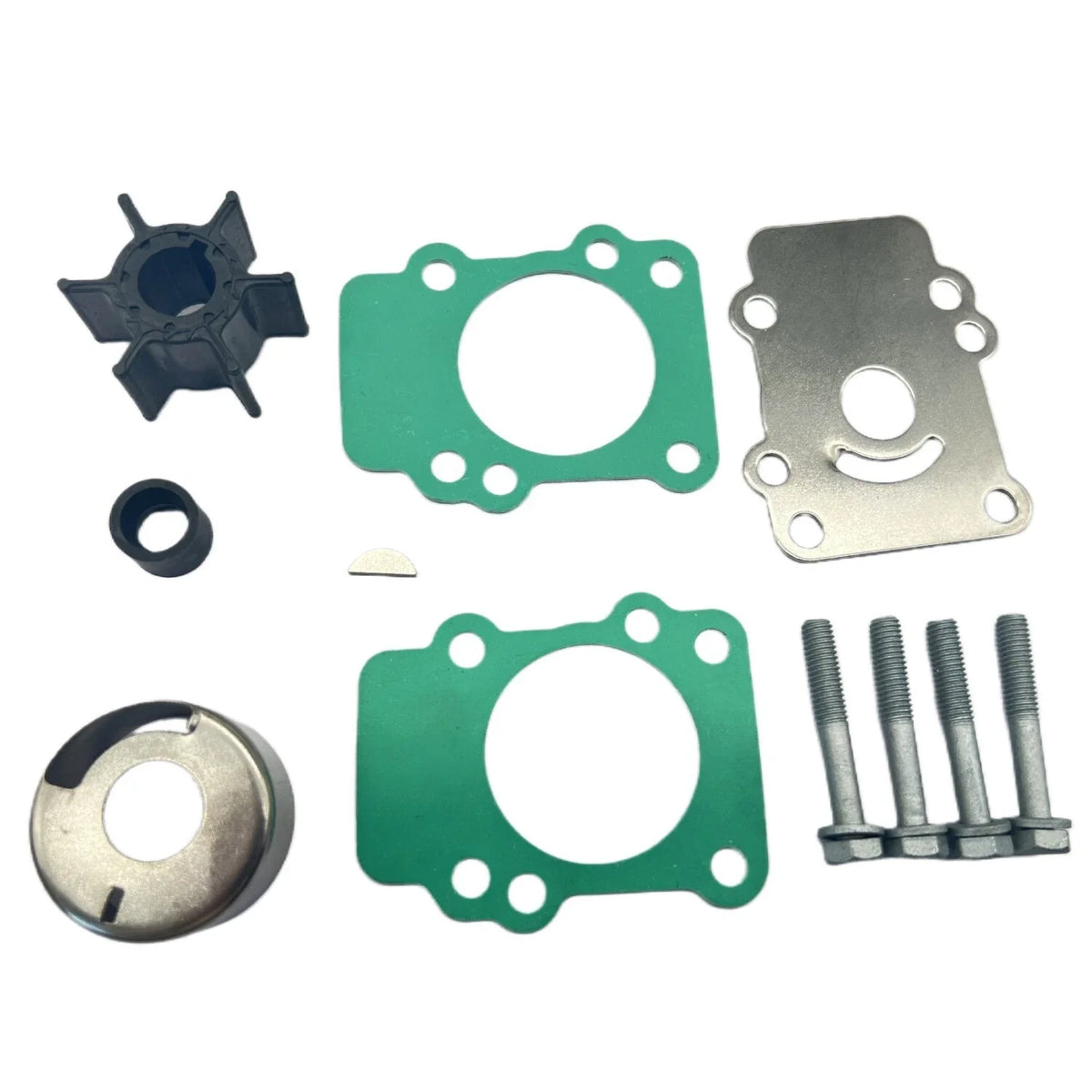Water Pump Impeller Kit for Yamaha 9.9 15hp 2-Stroke Outboard Motor