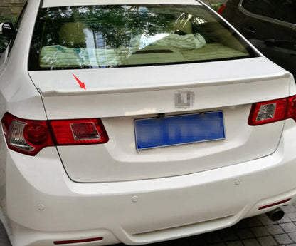 Rear Boot Spoiler for Acura TSX CU1 CU2 Accord Pearl White (2009-2014)