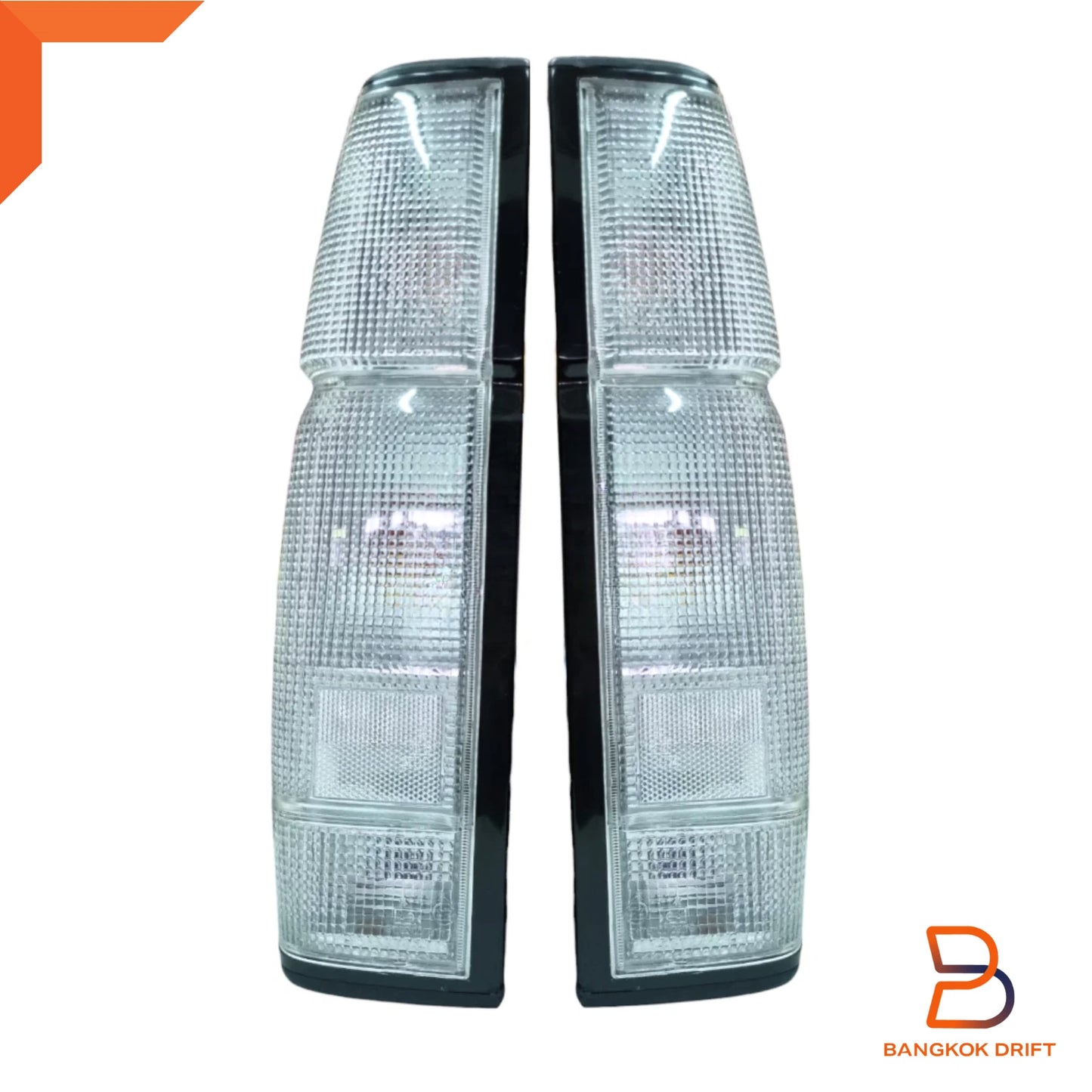 White Lens Tail Light Rear Lamp for Nissan Navara D21 (1990-1996)