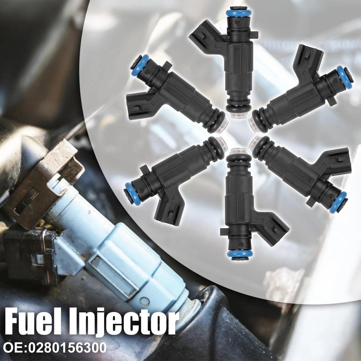 6pcs Car Fuel Injector for Chevrolet Malibu for Cadillac CTS 3.6L