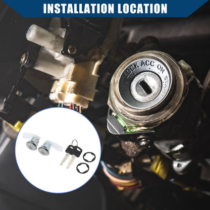 Ignition Switch Starter Set with Keys for Ford E-150 Econoline (1992-1996)