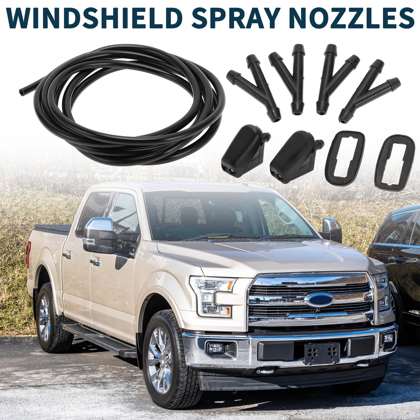 Front Windshield Washer Nozzles  for Mini Cooper Hatchback (2002-2023)