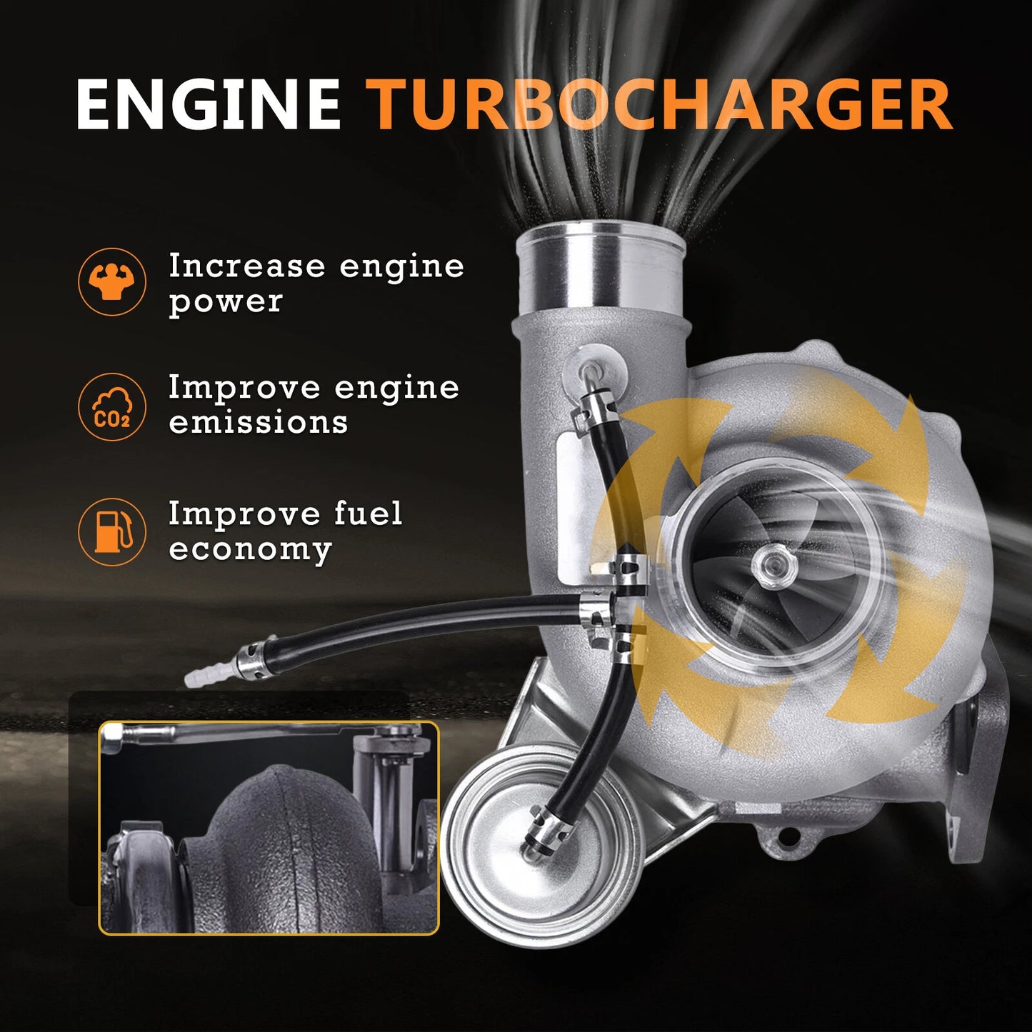 Turbocharger for Subaru Impreza WRX STi 2.5L EJ257 (2008-2022)