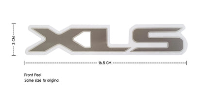 Grey/Silver XLS Rear Tailgate Decal Sticker for Ford Ranger (2015-2018)