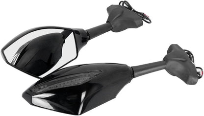 LED Turn Signal Mirrors for Suzuki GSXR600 GSXR750 GSXR1000 (2001-2017)