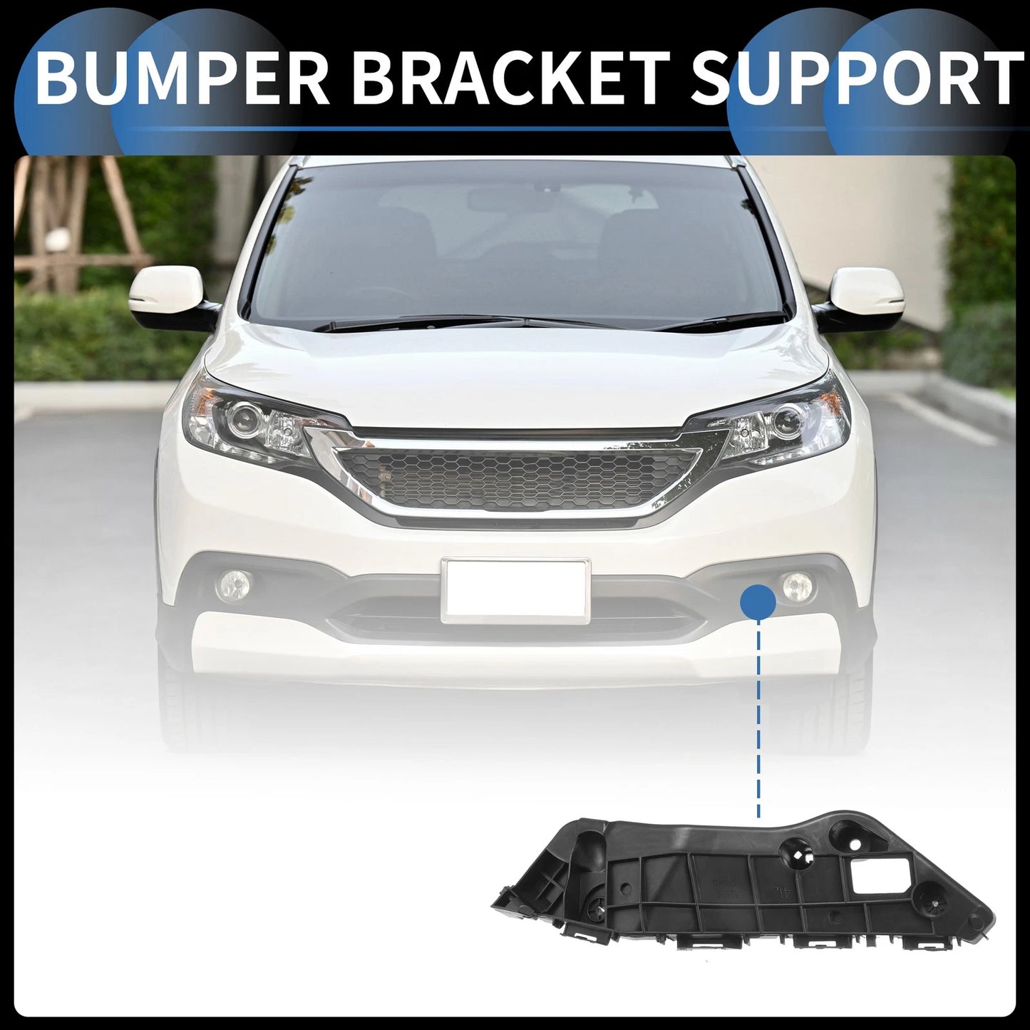 Left Front Bumper Retainer Bracket for Toyota RAV4 (2013-2018)