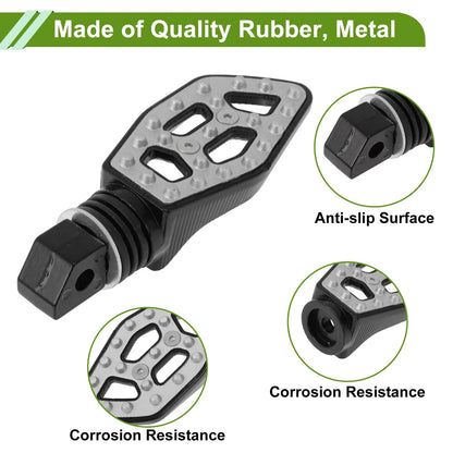 FootPegs 5.1" Rear Footrest Foot Pedal for Motorcycle