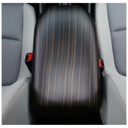 Wood Grain Armrest Storage Box Cover Trim for Toyota RAV4 (2019-2021)