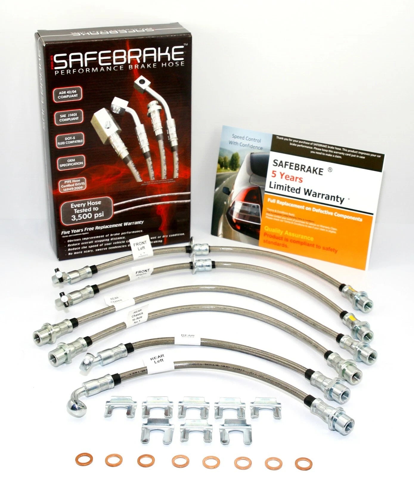 Brake Line Kit for Landcruiser UZJ100R 4.7L Sahara (ABS, VSC) (1998-2007)