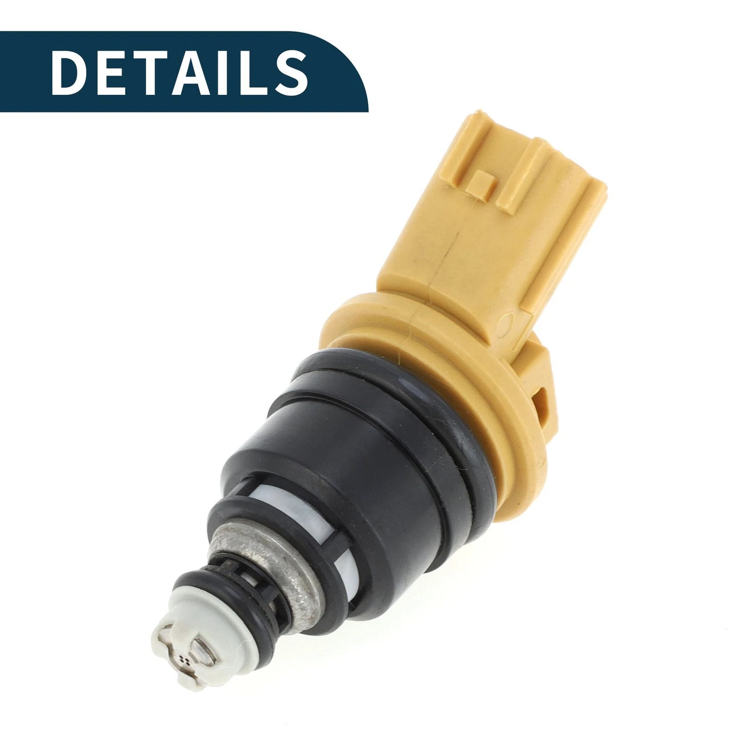 Fuel Injector 1 Pcs for Nissan 300ZX (1990-1994) Black Yellow