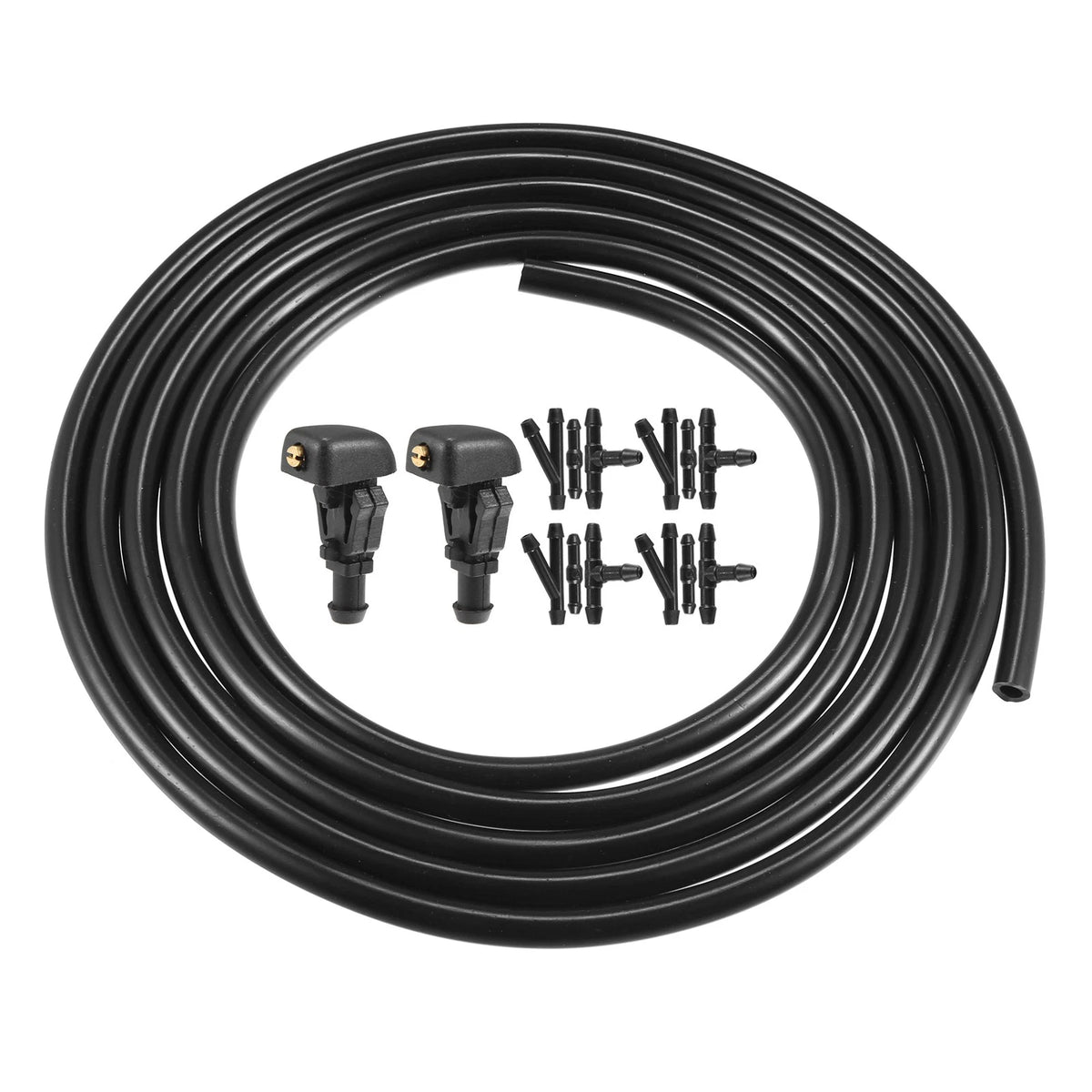 2 x Windshield Washer Nozzles & 2.5m Hose Kit for Ford F-150 (2004-2023)