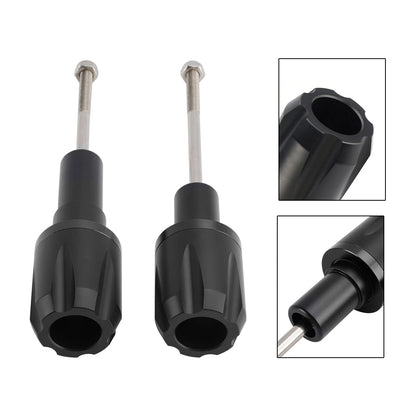 Crash Slider Protector Aluminum Frame Black for Kawasaki Ninja 650 (2017-2023)