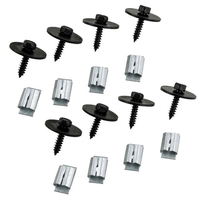 Undercar Shield Clip Nuts & Screws for Mercedes W124 W125 (1985-1995)