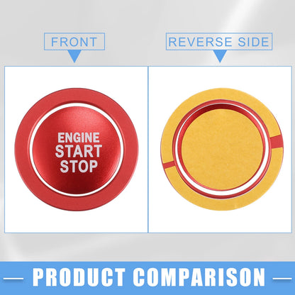 Ignition Button Cover Sticker for Toyota Camry Prius RAV4 Corolla (2012-2023)