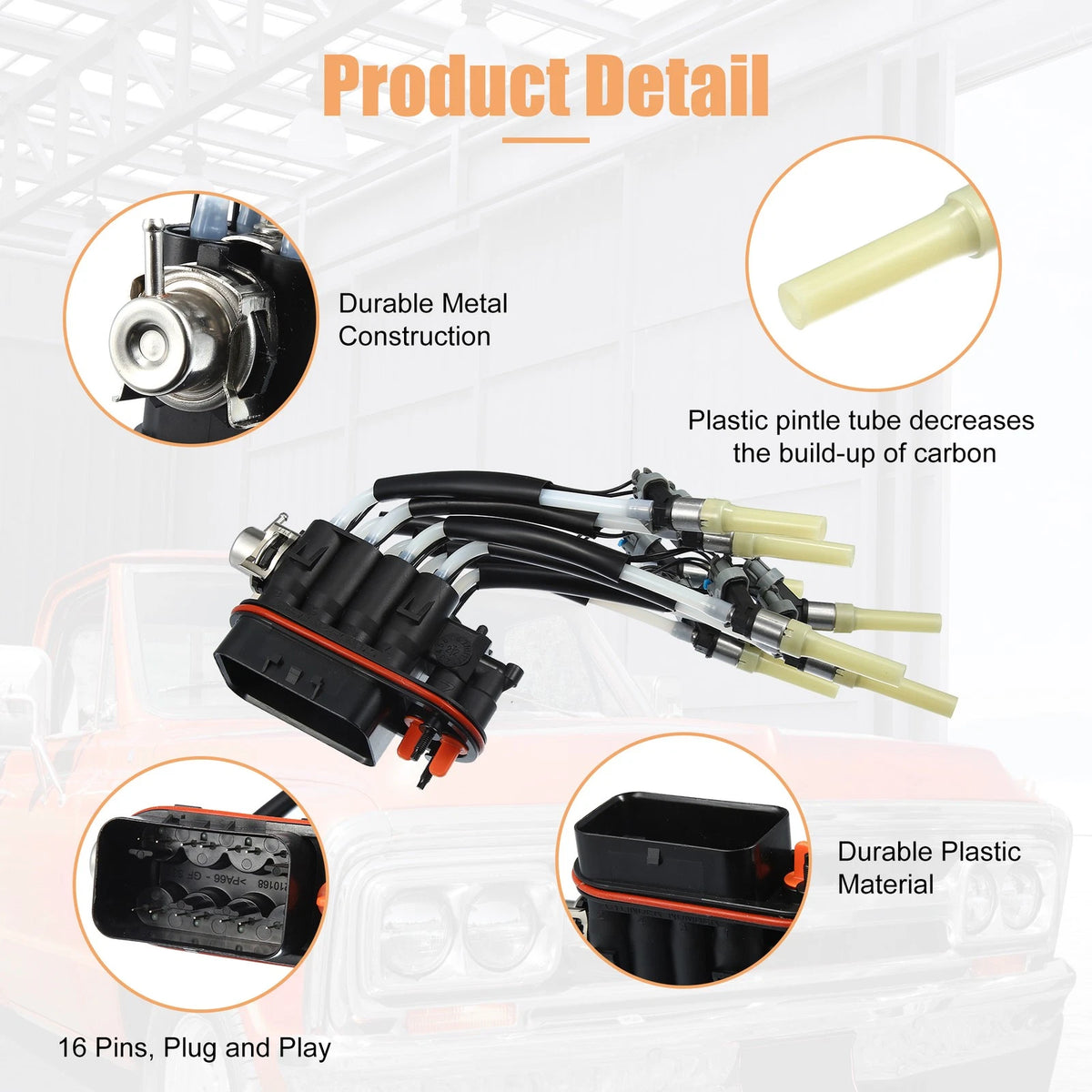 Multi Port Fuel Spider Injector Assembly for Chevy GMC V8 5.0L 5.7L