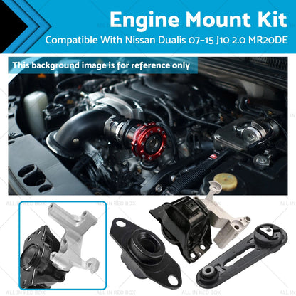 Engine Mount Kit for Nissan Dualis J10 2007-2015 2.0L Petrol MT CVT