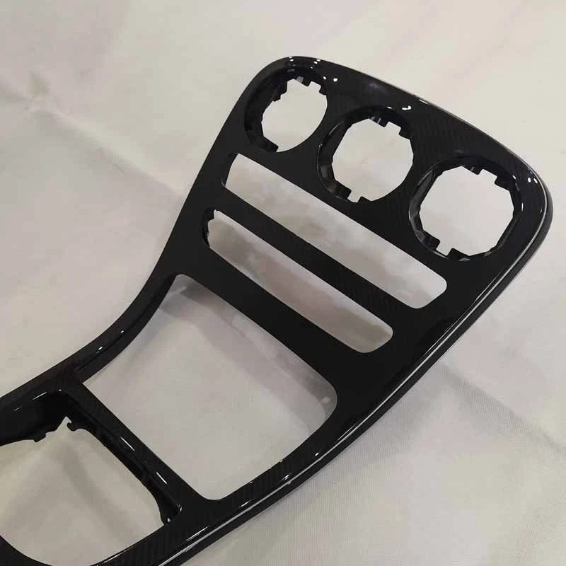Real Gloss Carbon Fiber Replace Console Panel for Benz W205 Sedan 19-20/ X253 20