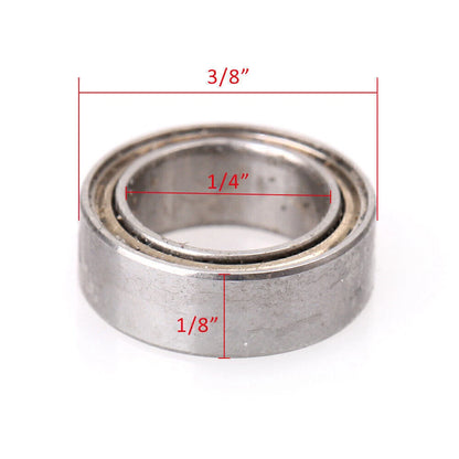 10 x R168ZZ 1/4"x3/8"x1/8" Bearings for Spinner Toys (ABEC1)
