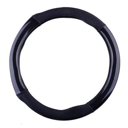 38cm Steering Wheel Cover for Mercedes Carbon Fiber Style