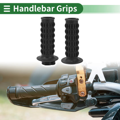 25mm Hand Grips Cover Kit for Motorcycle TPU Black Scale Pattern