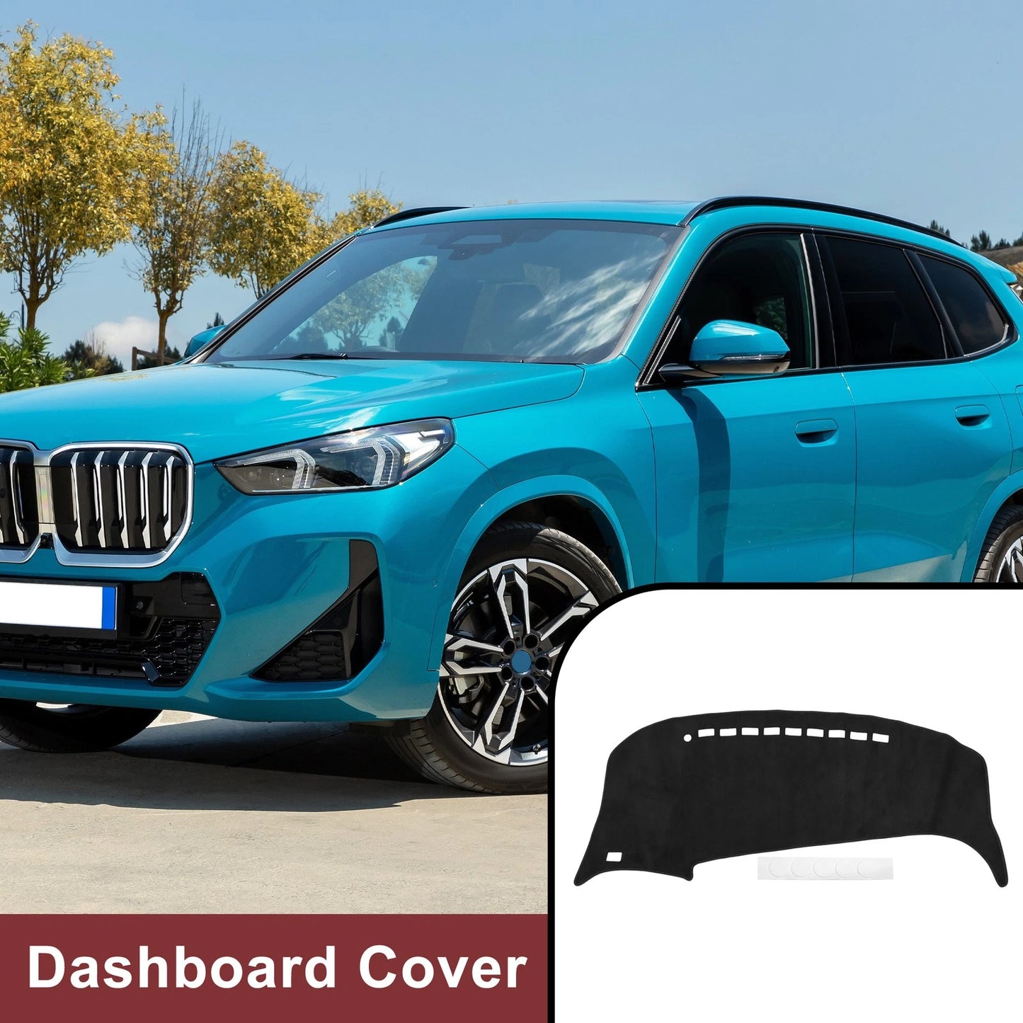 Dashboard Cover Mat for Toyota Estima 50 Series (2006-2019) Black