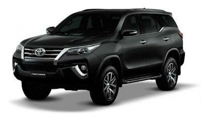 Black Side Lamp Vent Cover for Toyota Fortuner (2015-2019)