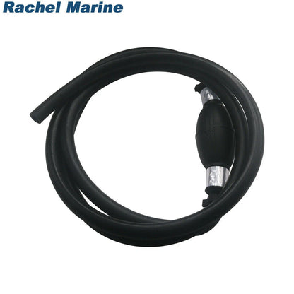 3/8" Marine Outboard Fuel Hose Line Assembly with Primer Bulb for All Brands