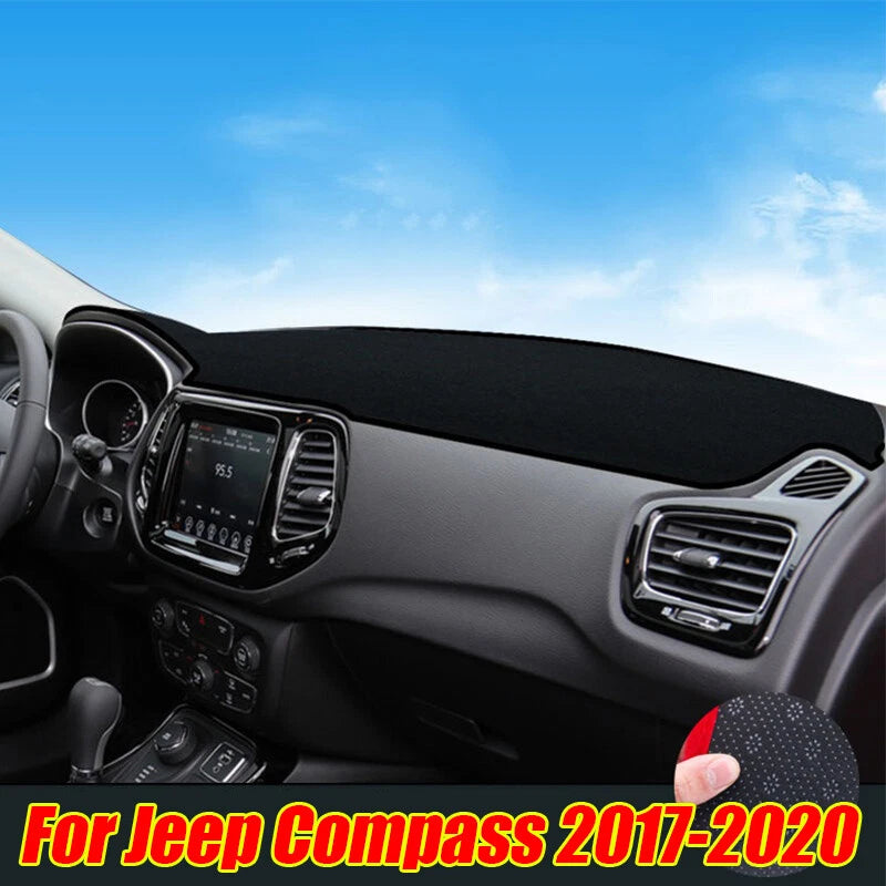 Dash Mat Sun Cover Pad for Jeep Compass (2017–2020)