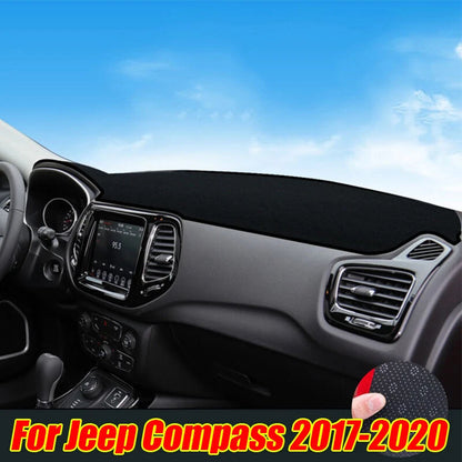 Dash Mat Sun Cover Pad for Jeep Compass (2017–2020)