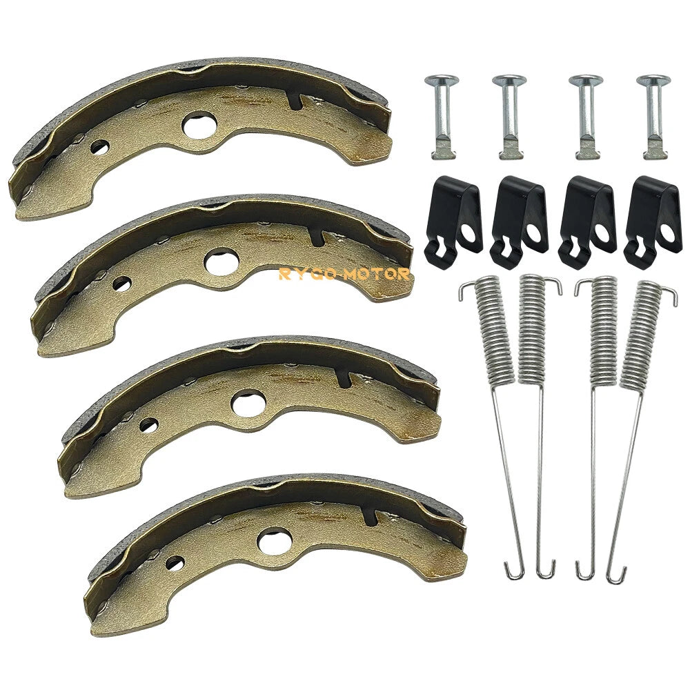 2 x Front Brake Shoes & Pins for Yamaha Kodiak 400 (1993–1998)