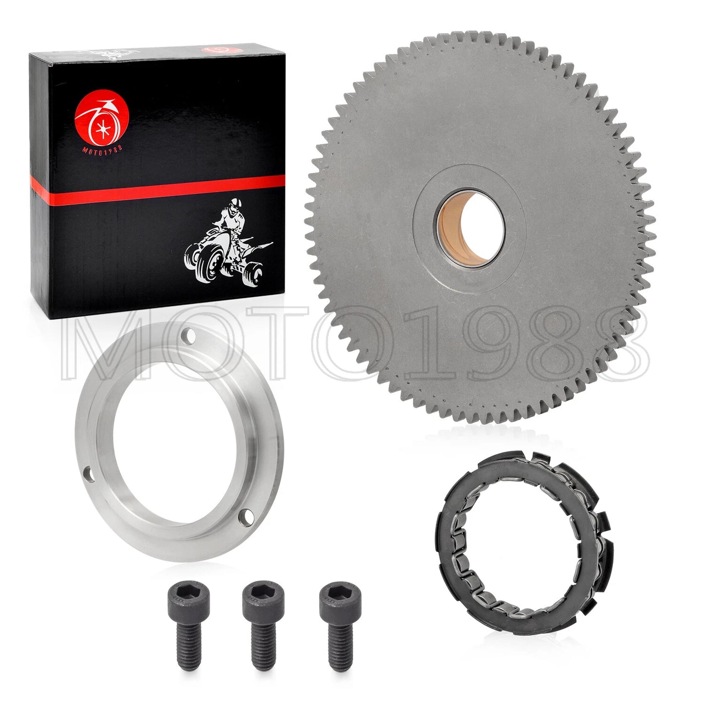 Starter Clutch Bearing Idler Gear 76T Gasket for Polaris 1000 (2017–2023)