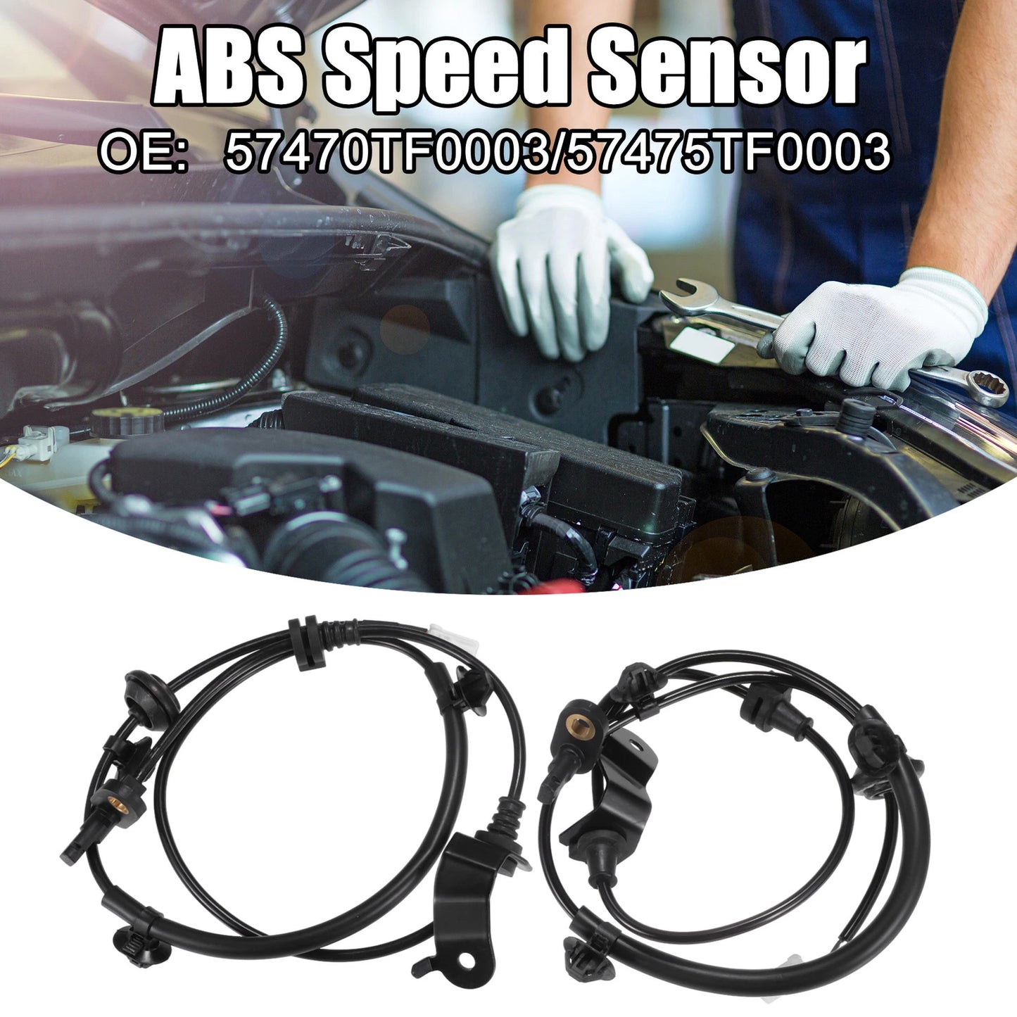 Rear ABS Wheel Speed Sensor Set for Honda Fit 1.5L (2009-2013)