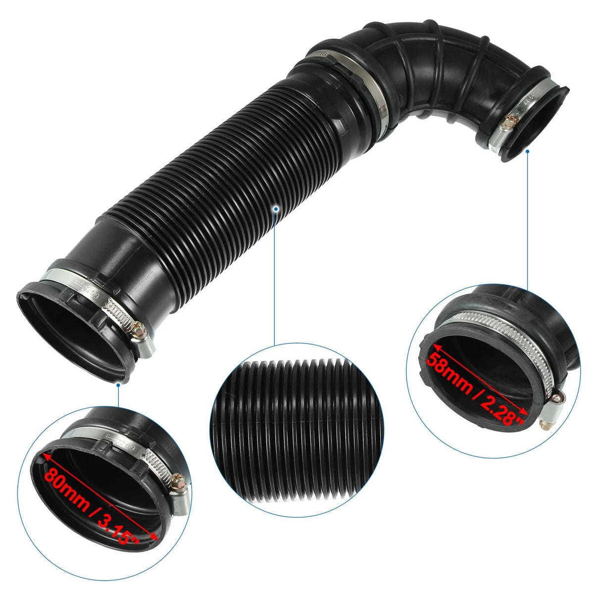 Air Duct Filtered Pipe for Chevrolet Cruze LT LTZ (2011 - 2016)