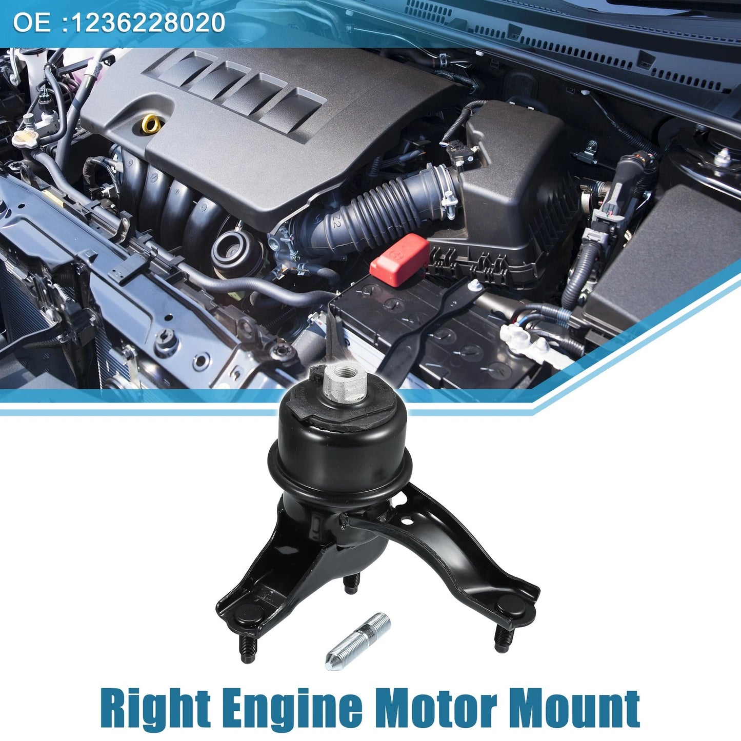 Engine Motor Mount Right Mounting Insulator for Toyota Highlander (2001–2007)